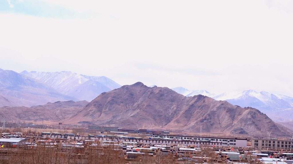 view from the Gyantse Fort