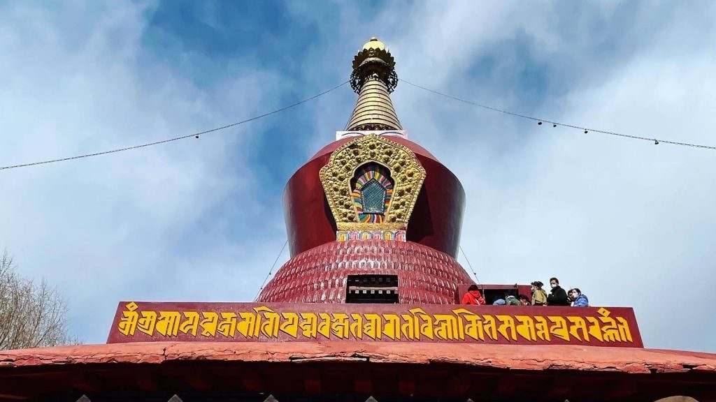 Red stupa at Samye