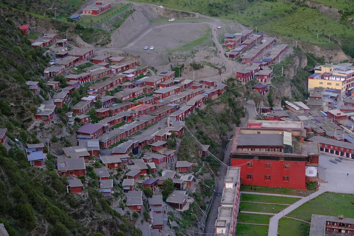 Dzongsar Monastery in Tibet